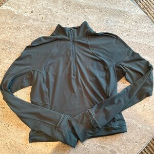 Lululemon. It’s Rulu Cropped Half Zip size 8